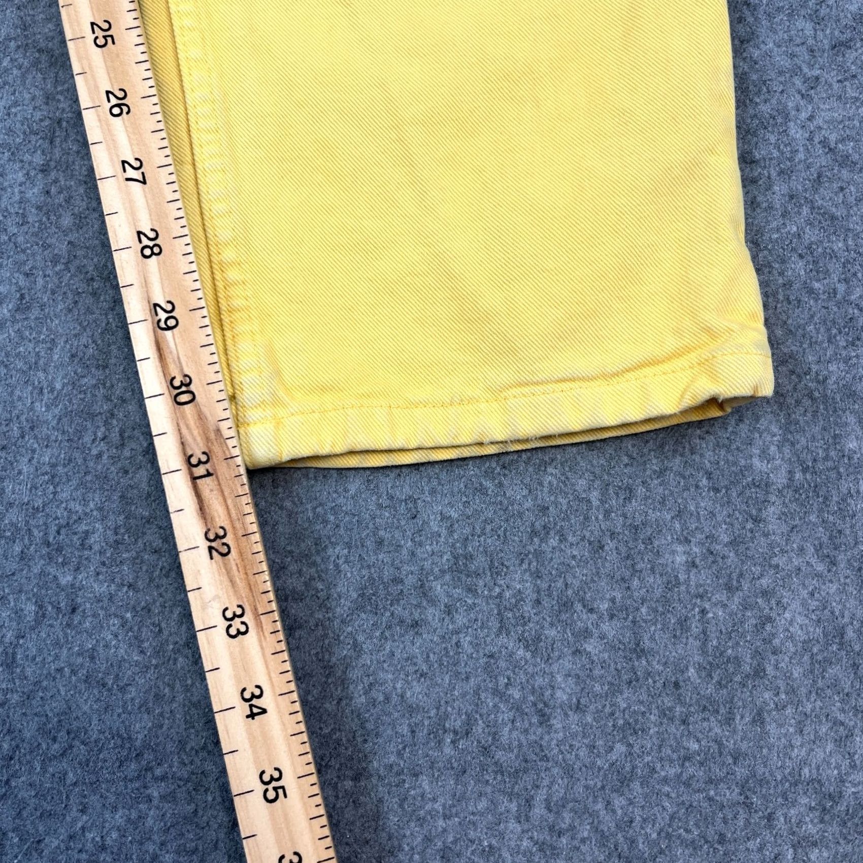 Hugo Boss VINTAGE Hugo Boss Jeans Straight 30 34 Yellow 100% Cotton Denim 5-Pocket Mens Jeans Size US 30 / EU 46 - 5 Thumbnail