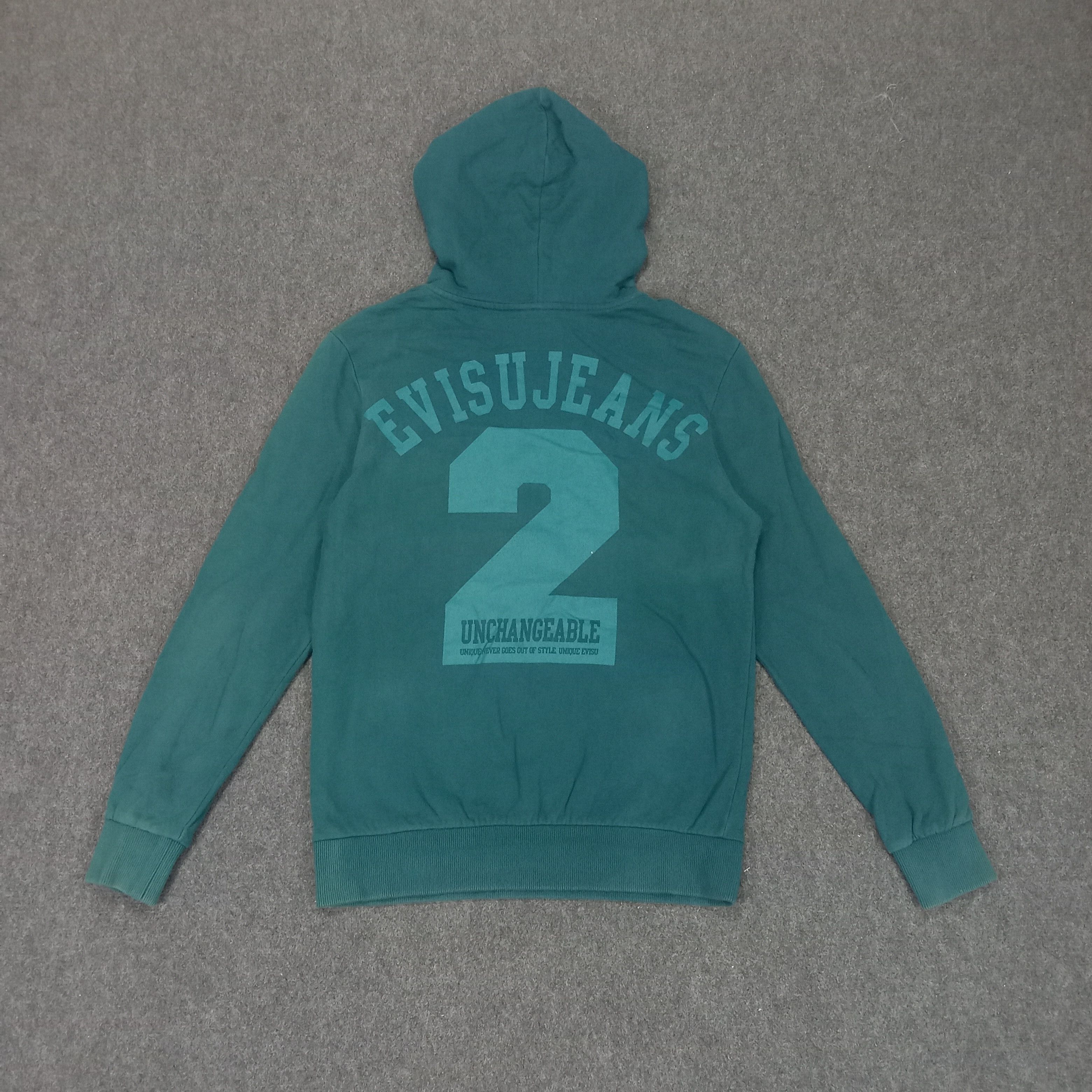 Japanese Brand × Vintage Evisu Jeans 2 Nice Design Sweatshirt With Hoodie Size US M / EU 48-50 / 2 - 1 Thumbnail