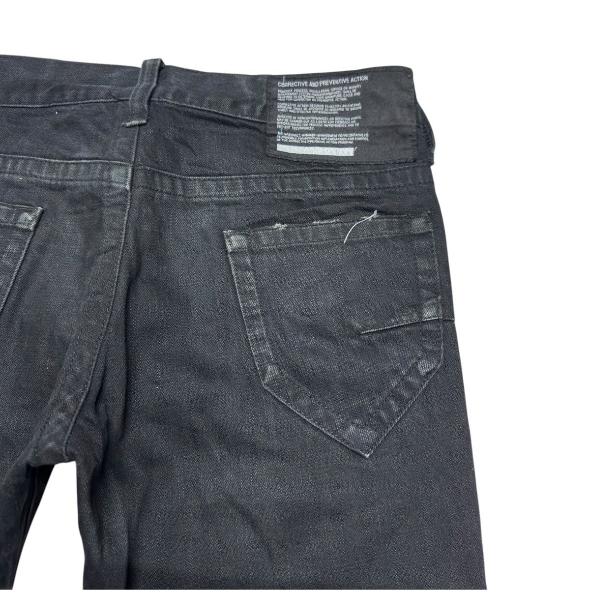 Julius Julius S/S11 Chaos Ontological Anarchism Knit Denim Waxed