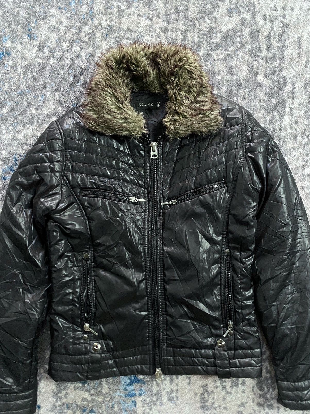 Le Grande Bleu (L.G.B.) Bike Star Japanes Puffer Jacket Vkei Ifsix Style Size US M / EU 48-50 / 2 - 2 Thumbnail