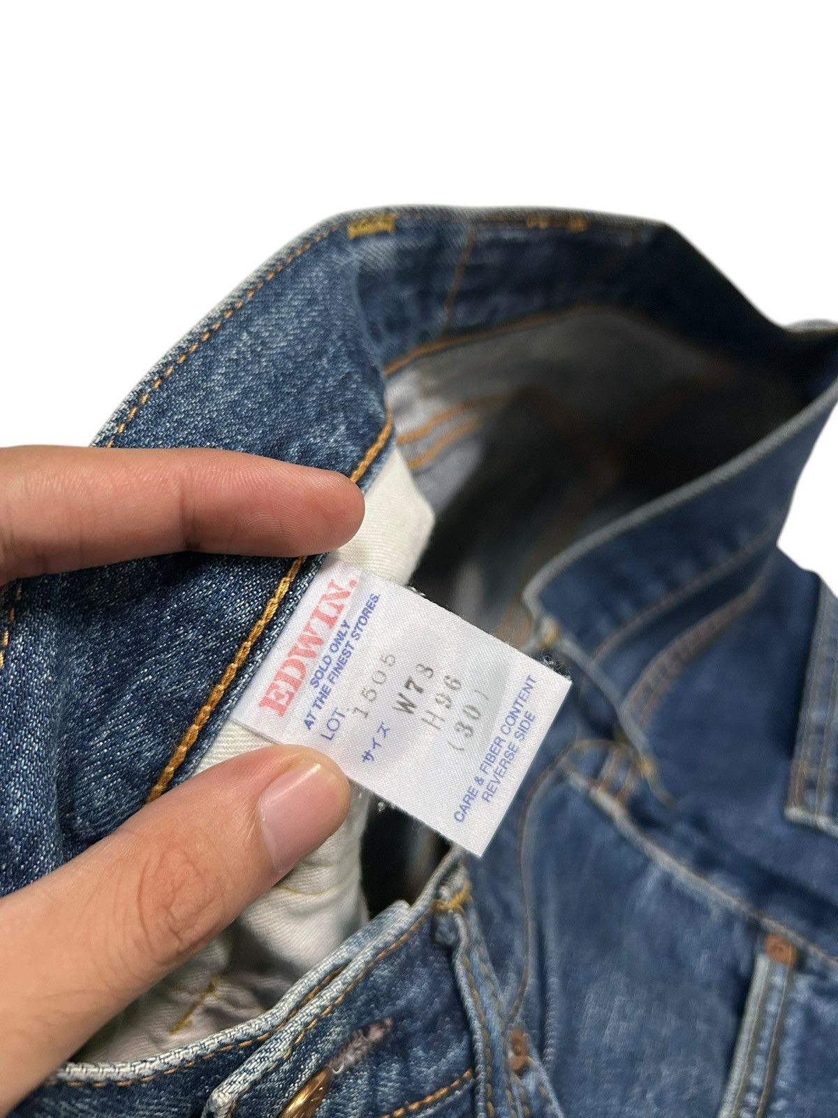 Japanese Brand × Kapital × Vintage Edwin Selvedge Baggy Japanese vtg Denim Jeans Size US 30 / EU 46 - 5 Thumbnail