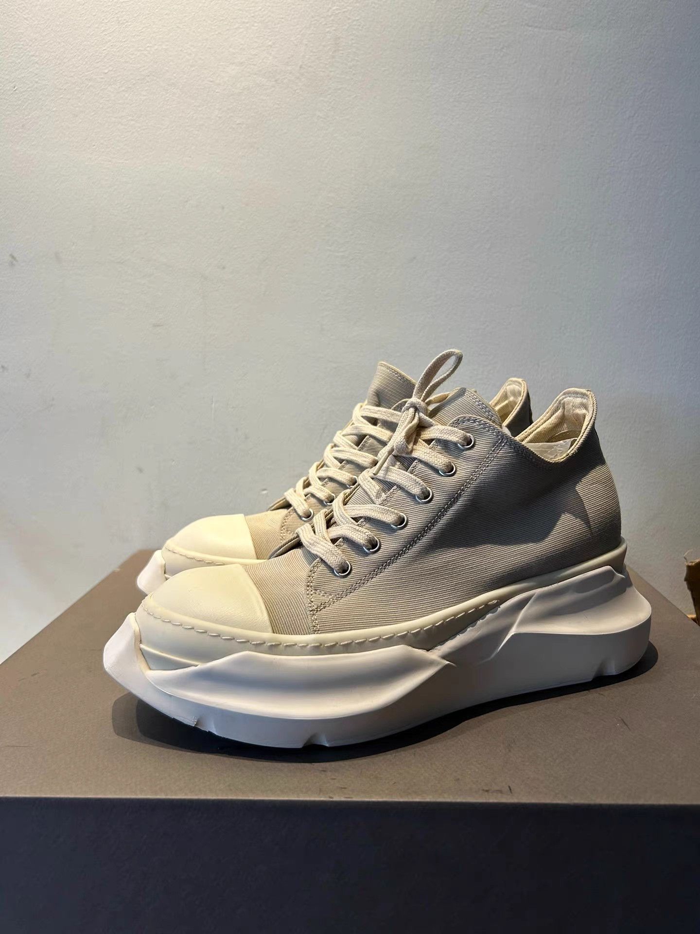 Rick Owens Rick Owens gray tank sole enlarged Converse Size US 7 / EU 40 - 1 Thumbnail