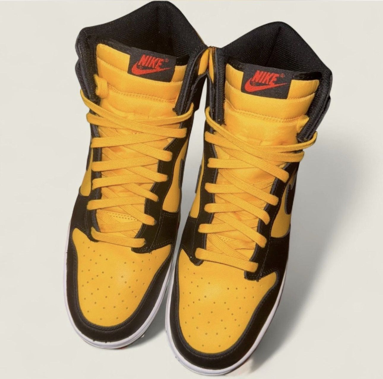 Nike “Wu-Tang colorway” Nike Dunk High Black Varsity Maize Sz. 12 Size US 12 / EU 45 - 3 Thumbnail