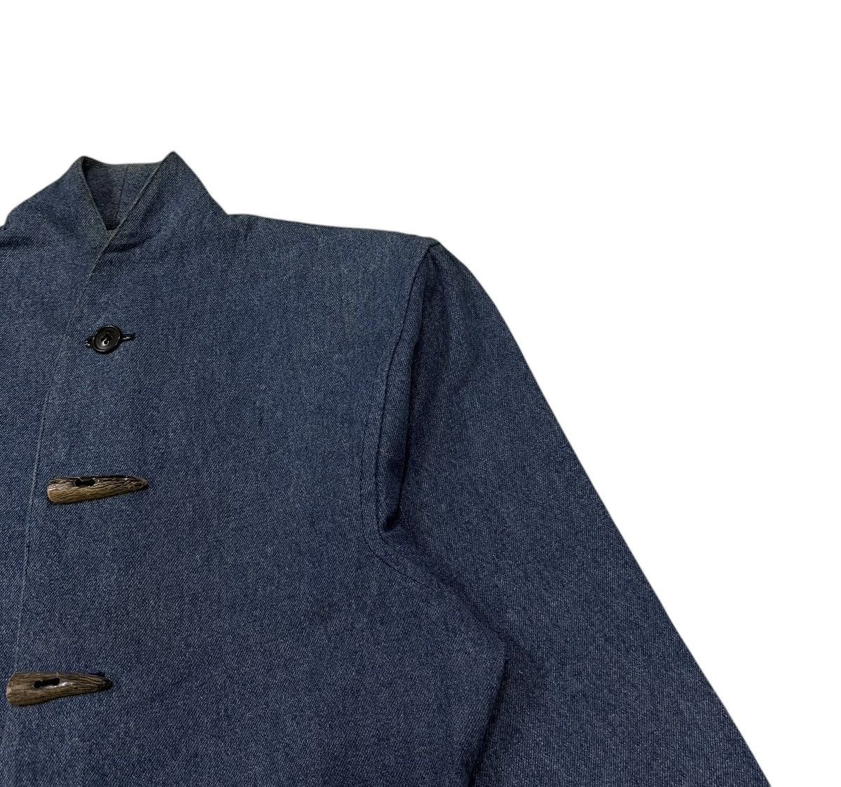 Y's Vintage Y’s Sample By Yohji Yamamoto Mandarin Denim Jacket Size M / US 6-8 / IT 42-44 - 2 Thumbnail