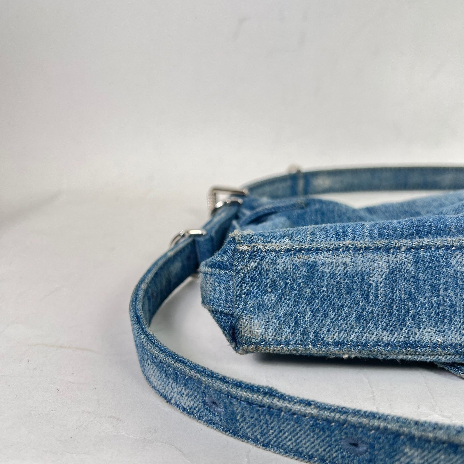 Givenchy Givenchy Washed Denim Voyou Mini Shoulder Bag Size ONE SIZE - 10 Thumbnail