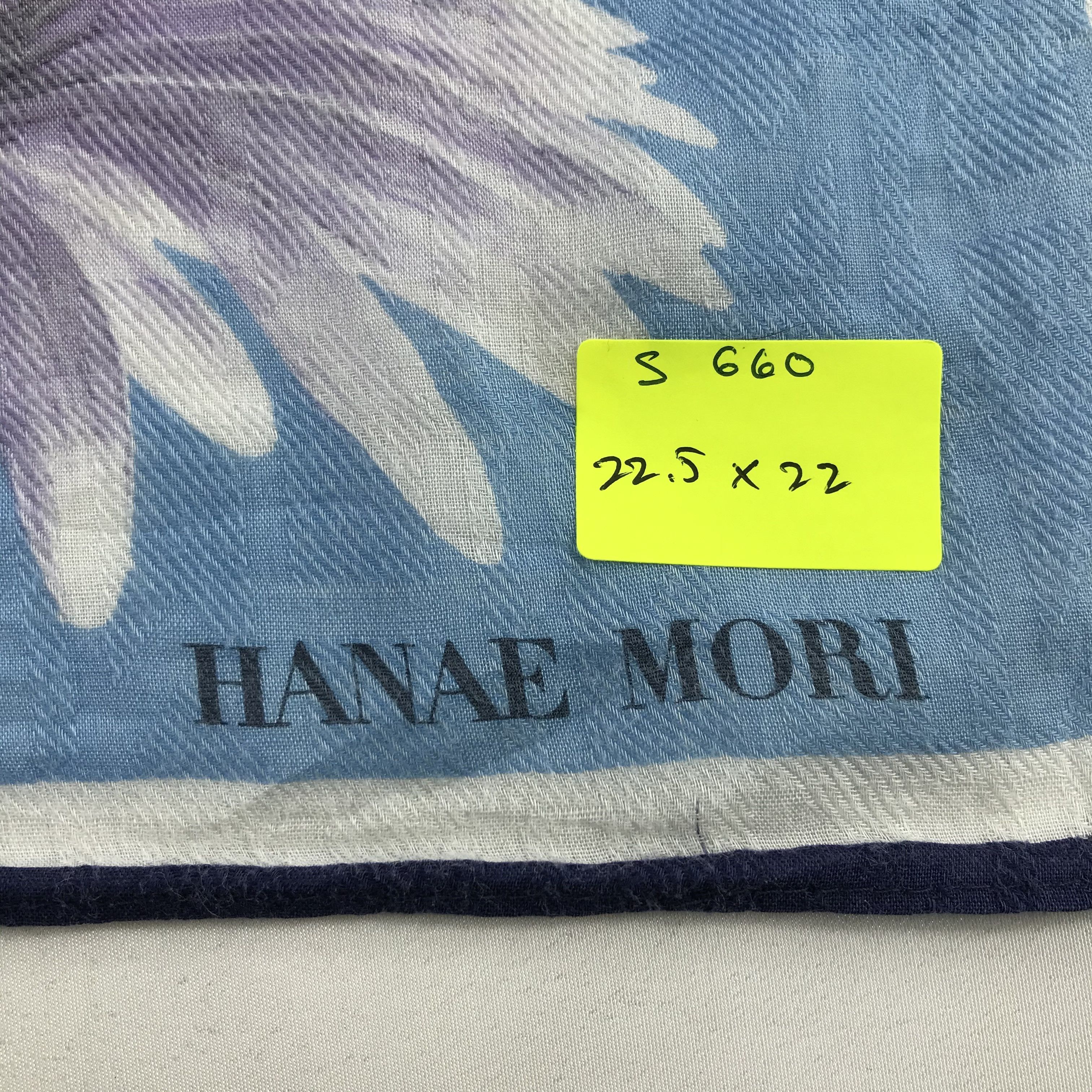 Hanae Mori × Vintage Hanae Mori Bandana / Handkerchief / Neckerchief - S660 Size ONE SIZE - 5 Thumbnail