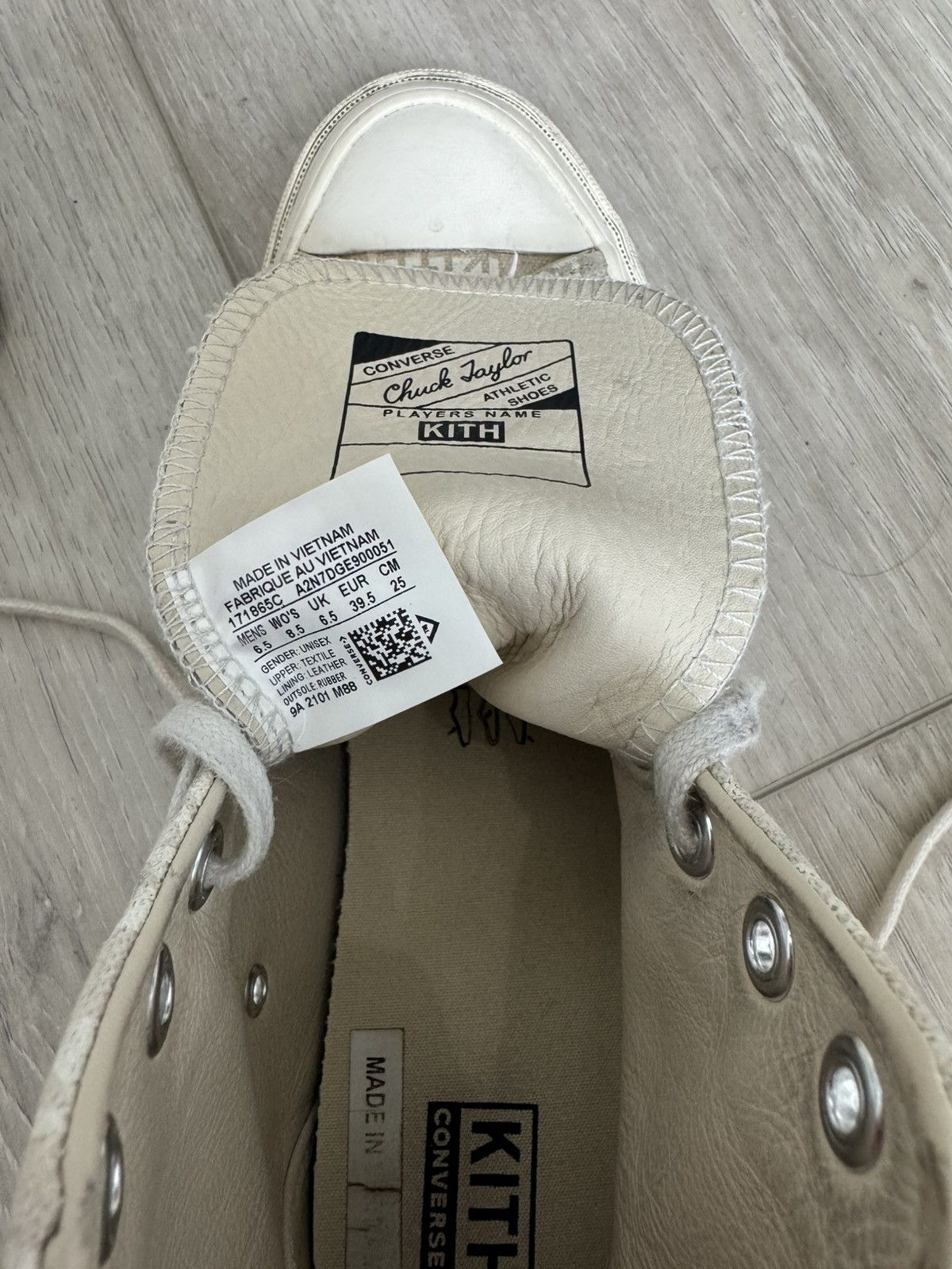 Converse × Kith Kith Converse Chuck Taylor All Star 70 Hi, Natural Monogram Size US 6.5 / EU 39-40 - 7 Thumbnail