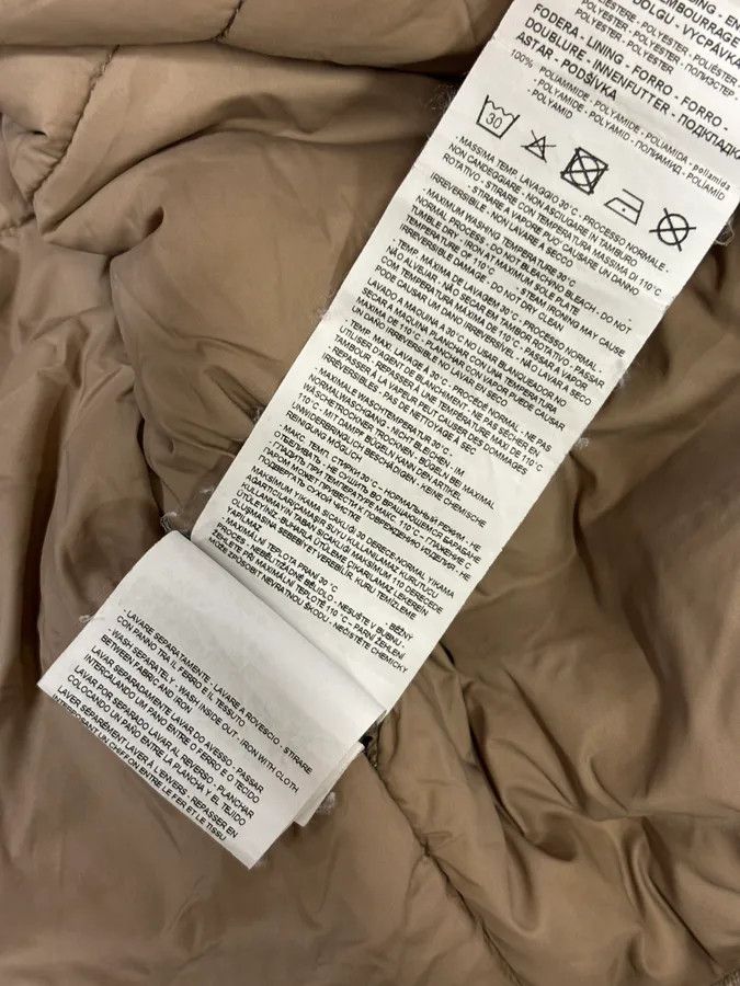 Emporio Armani AW2019 Emporio Armani Beige Nylon Zip Bomber Jacket Size US L / EU 52-54 / 3 - 12 Thumbnail