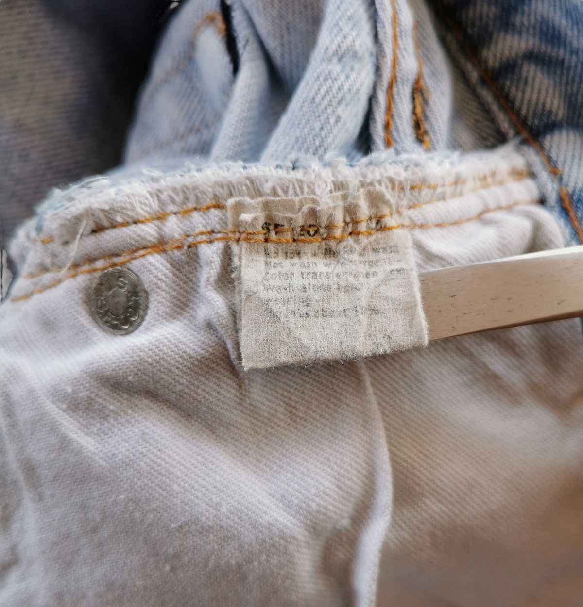 Levi's × Undercover × Vintage Levis Vintage Selvedge 80s Rare Item Size US 31 - 13 Thumbnail