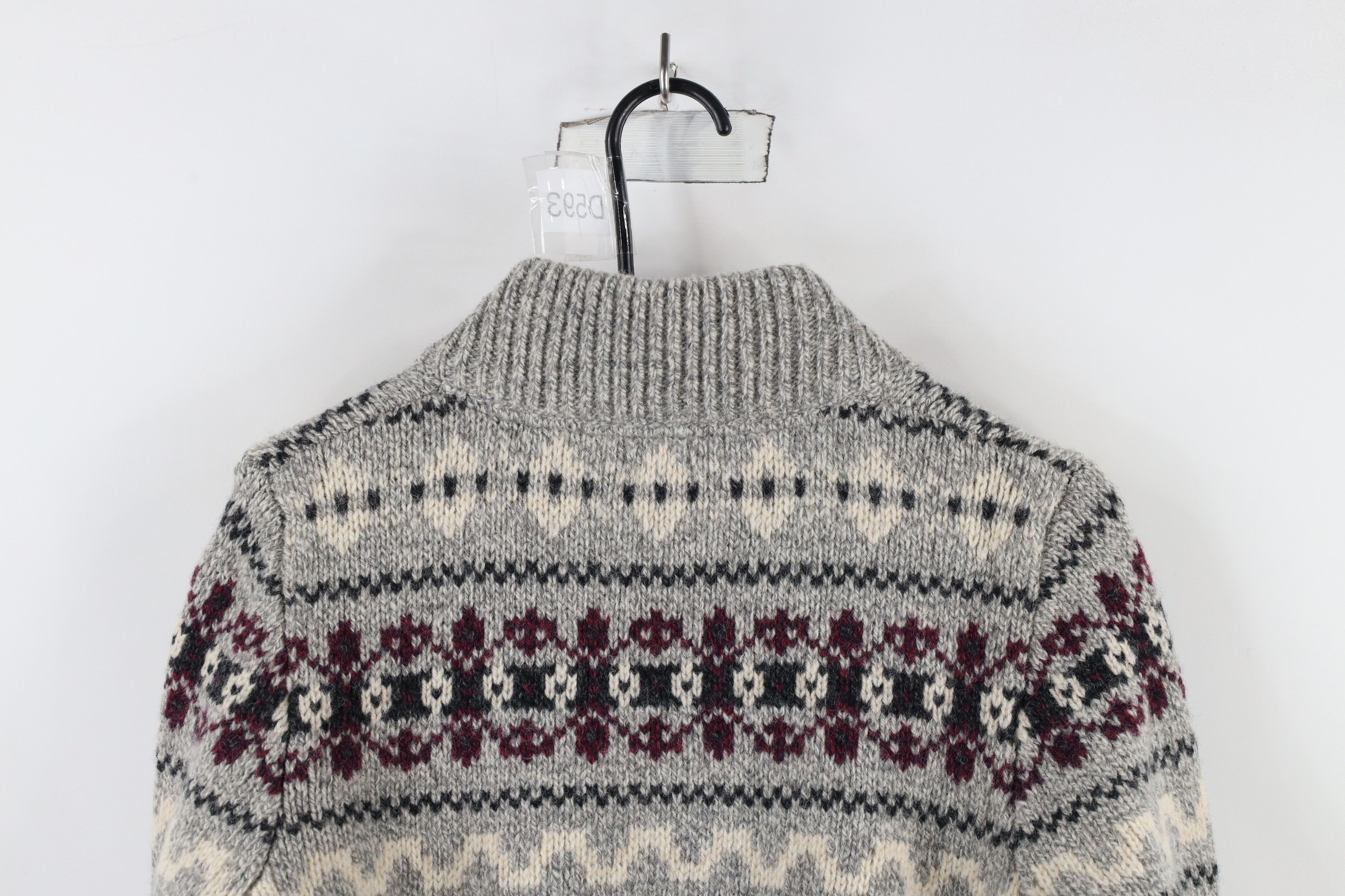 L.L. Bean × Vintage Vintage LL Bean Heavyweight Wool Fair Isle Full Zip Sweater Size M / US 6-8 / IT 42-44 - 11 Thumbnail