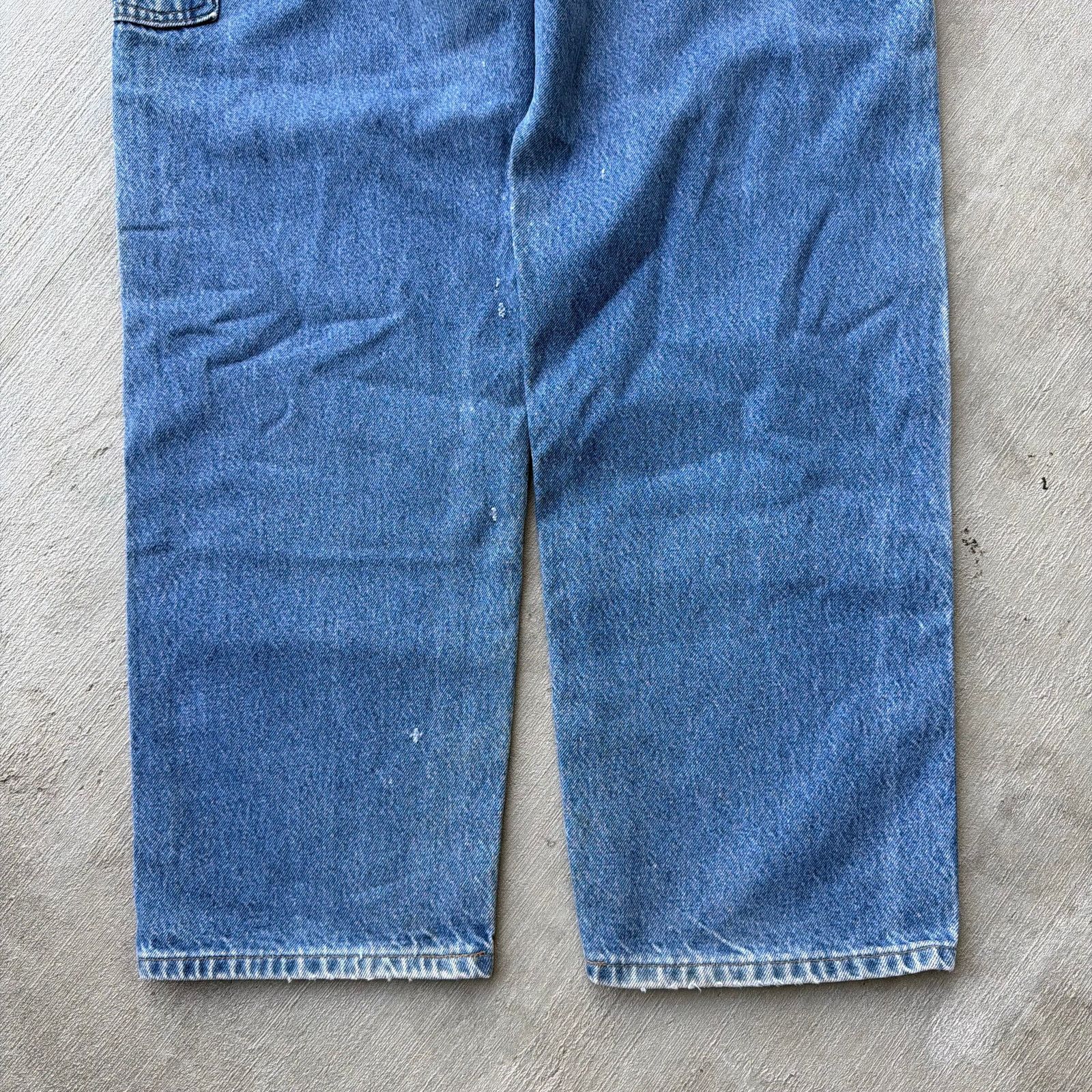 Carhartt × Vintage Carhartt denim blue jeans double knee work carpenter pants Size US 39 - 7 Thumbnail
