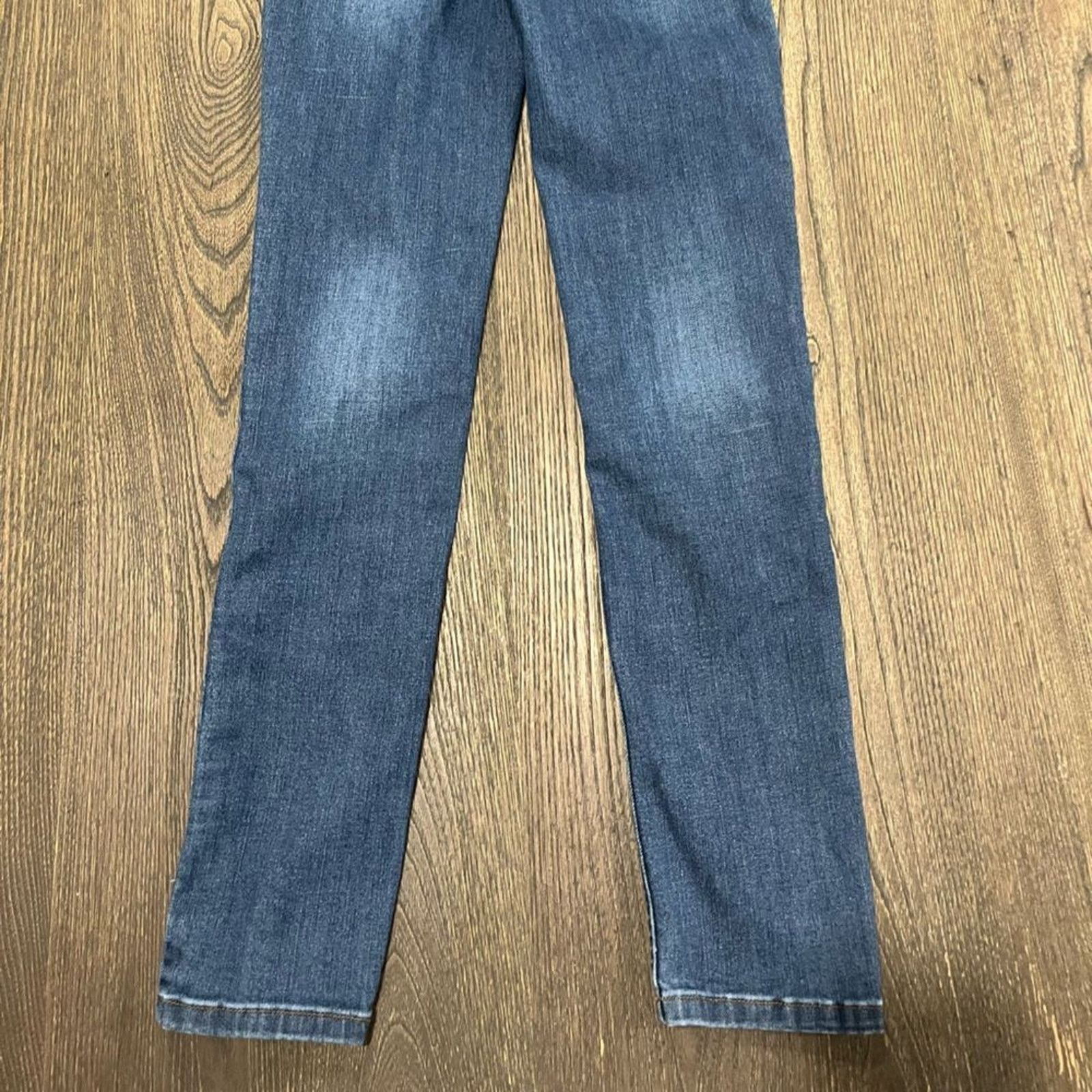 Vintage Matilda Jane Skinny Jeans Mid Rise Fading Whiskering Size 6 Size 28" / US 6 / IT 42 - 8 Thumbnail