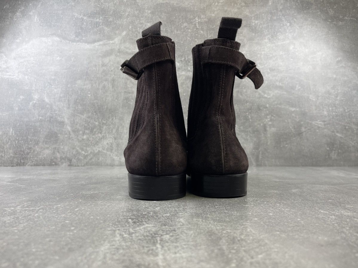 Miu Miu × Vintage Miu Miu Archives Suede Brown Formal Luxury Chelsea Boots Size US 11 / IT 41 - 6 Thumbnail