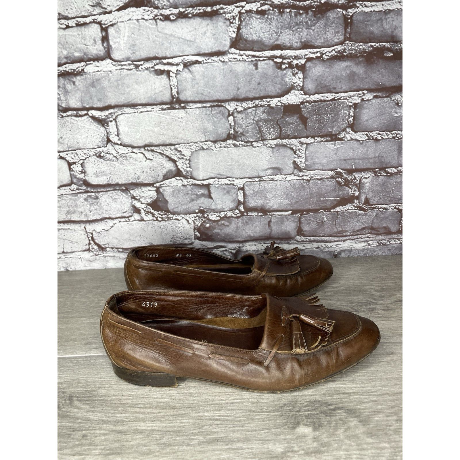 Moreschi Moreschi Brass Boot Brown Leather VTG Tassel Loafer Dress Sh Size US 8.5 / EU 41-42 - 17 Thumbnail