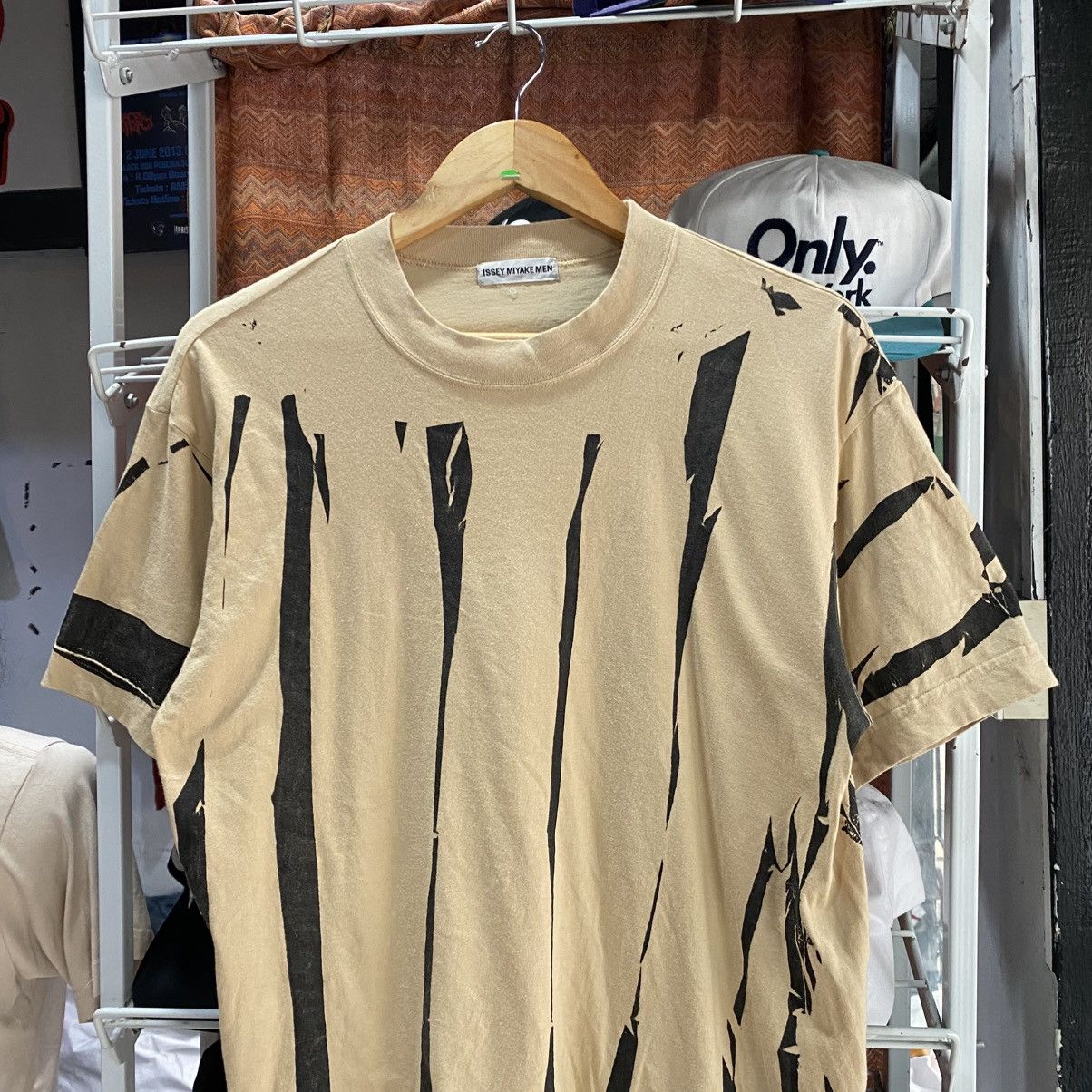 Issey Miyake Issey Miyake Men Archive Abstract Brushstroke Graphic Tee Size US M / EU 48-50 / 2 - 3 Thumbnail