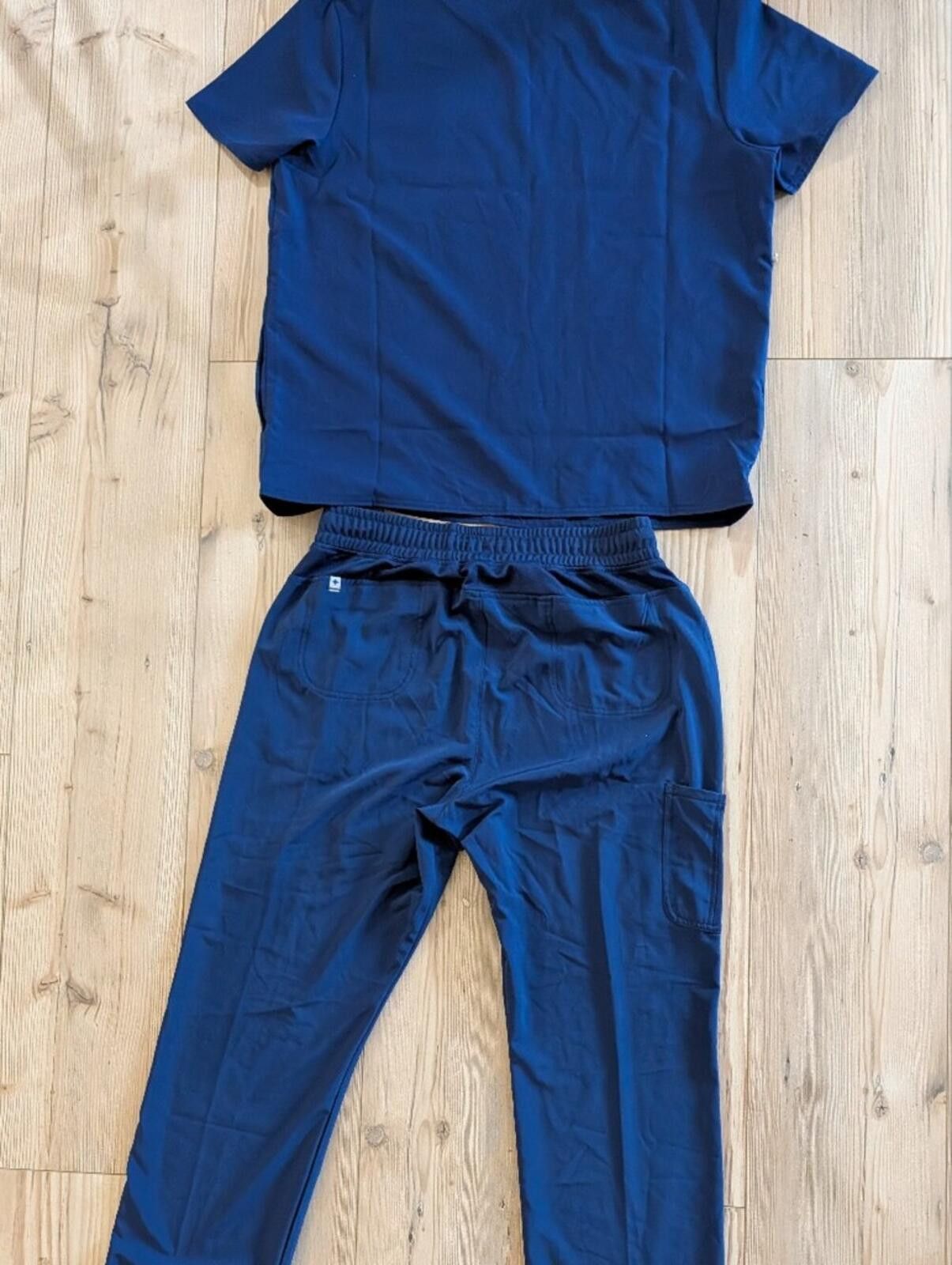 Other Scrubstar Navy V-Neck Medical Scrub Top Size ONE SIZE - 4 Thumbnail
