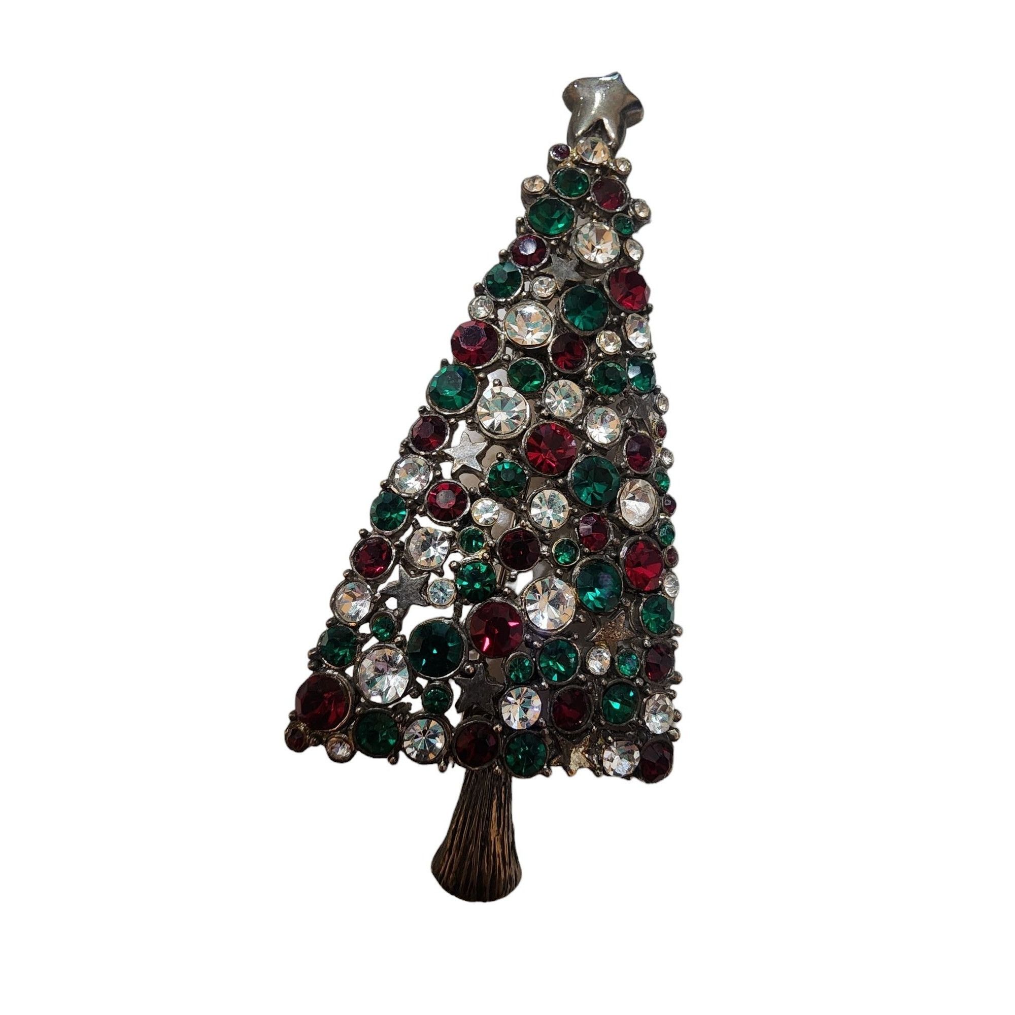 Vintage Vintage Rare Huge Hattie Carnegie Christmas Tree Brooch Size ONE SIZE - 1 Thumbnail