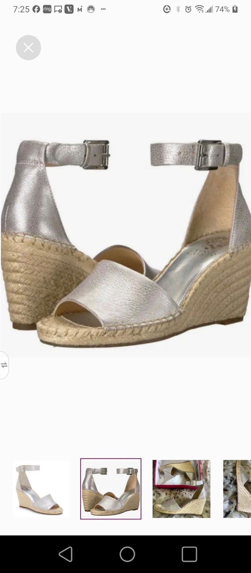 Vince Camuto Vince Camuto Leera Wedges Size 8M Size US 8 / IT 38 - 7 Thumbnail