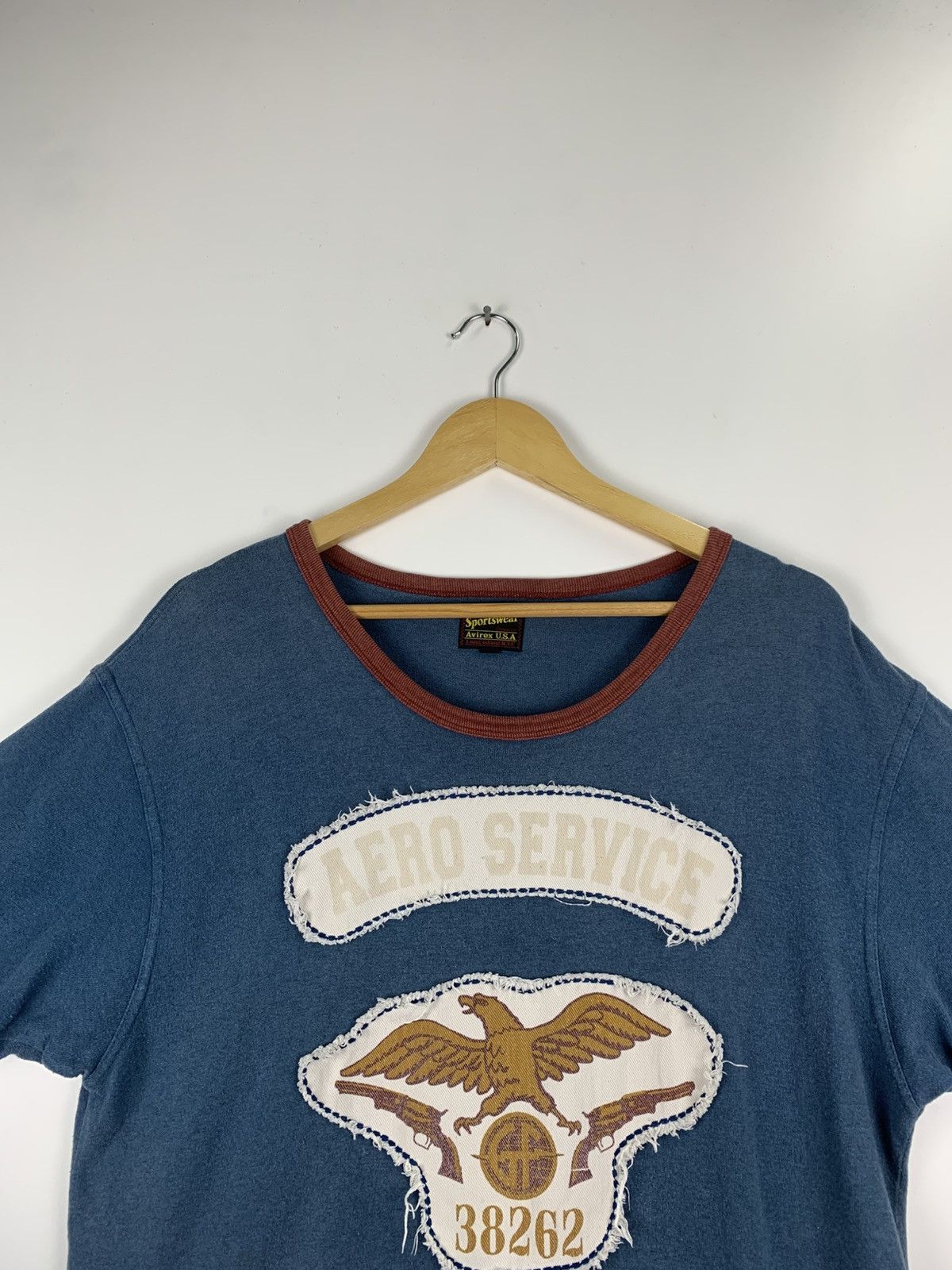 Avirex Vintage Avirex USA T-Shirt Size US XL / EU 56 / 4 - 6 Thumbnail
