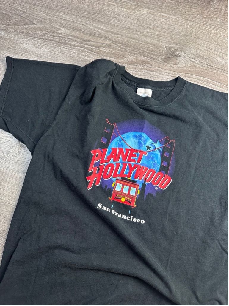 Planet Hollywood Vintage 1991 Planet Hollywood Black T-Shirt XL Size US XL / EU 56 / 4 - 6 Thumbnail