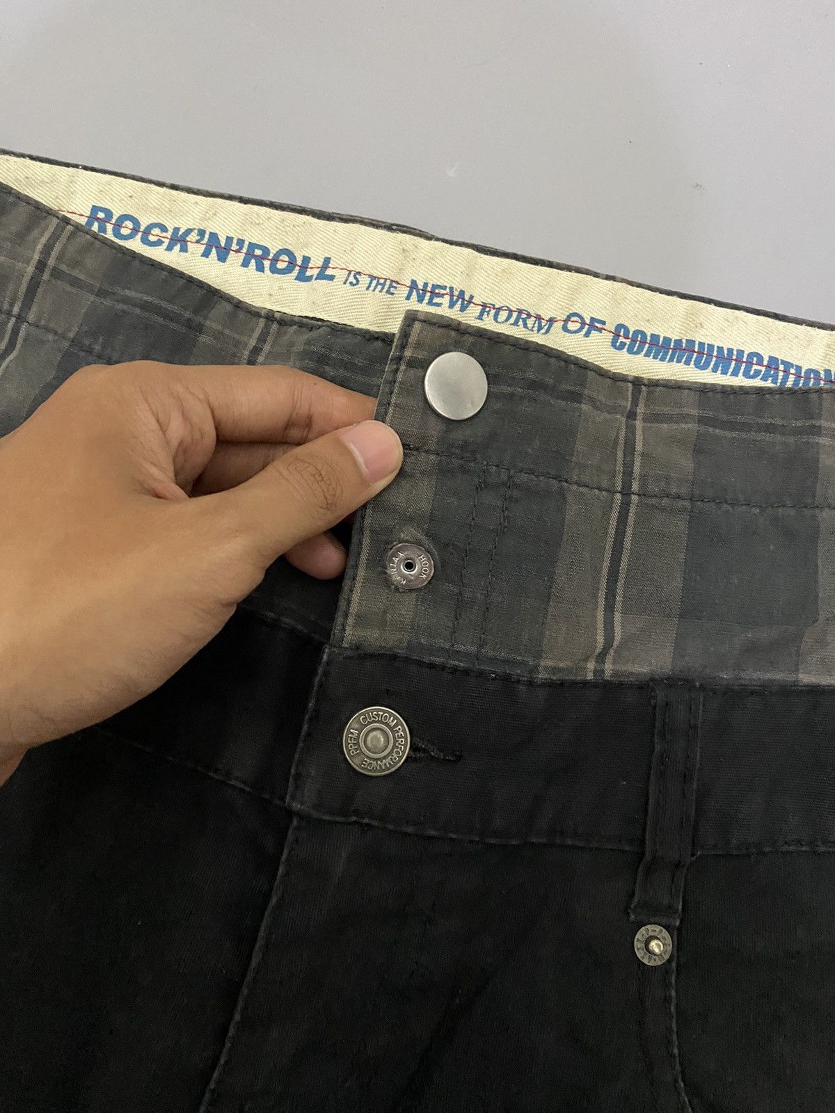 If Six Was Nine × Le Grande Bleu (L.G.B.) × PPFM 💥Double Waist💥Ppfm Rock n Roll Pants Size US 31 - 10 Thumbnail