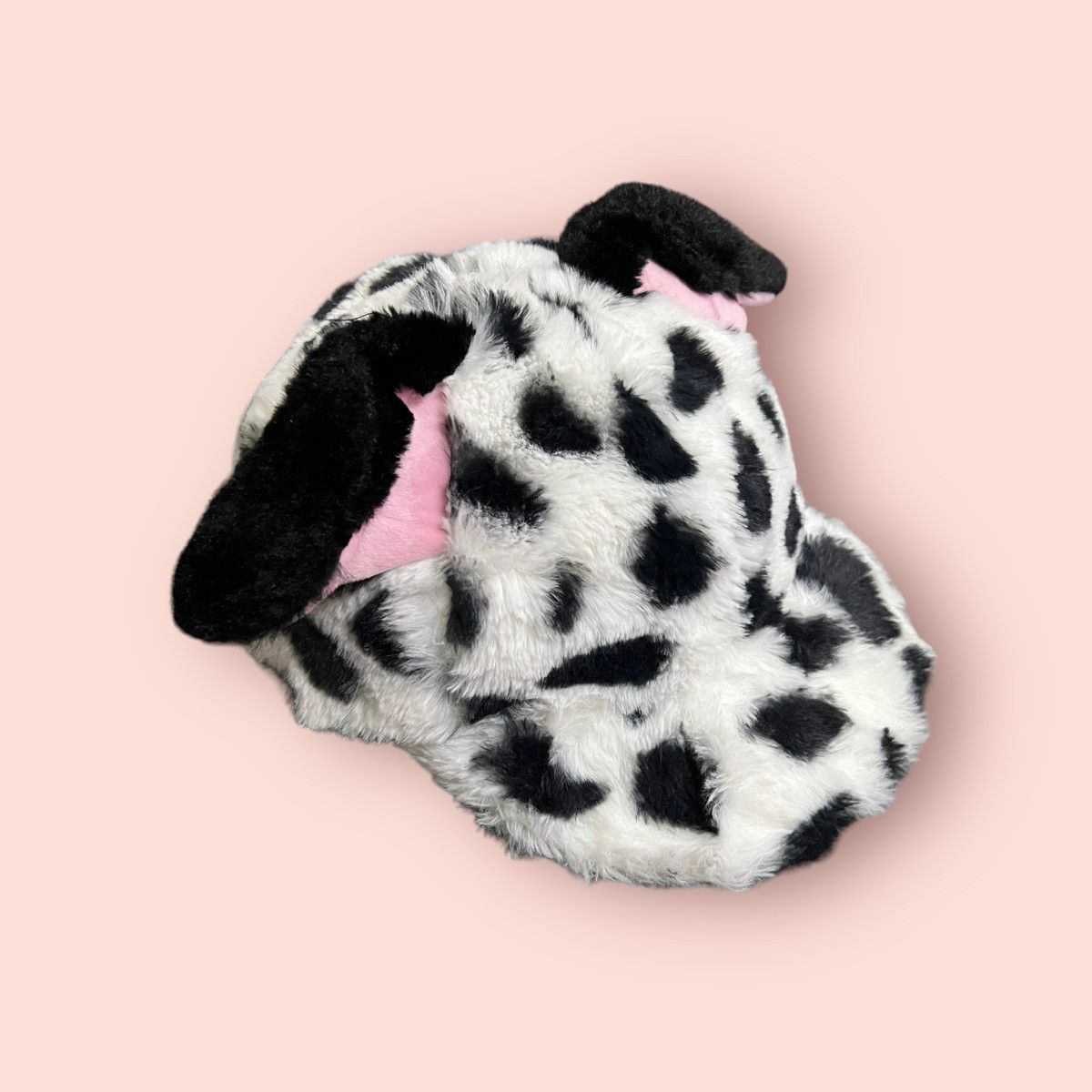 image of Anima x Disney Vintage 101 Dalmation X Tokyo Disney Fluffy Hat Strapback in Black/White/Pink, Men's