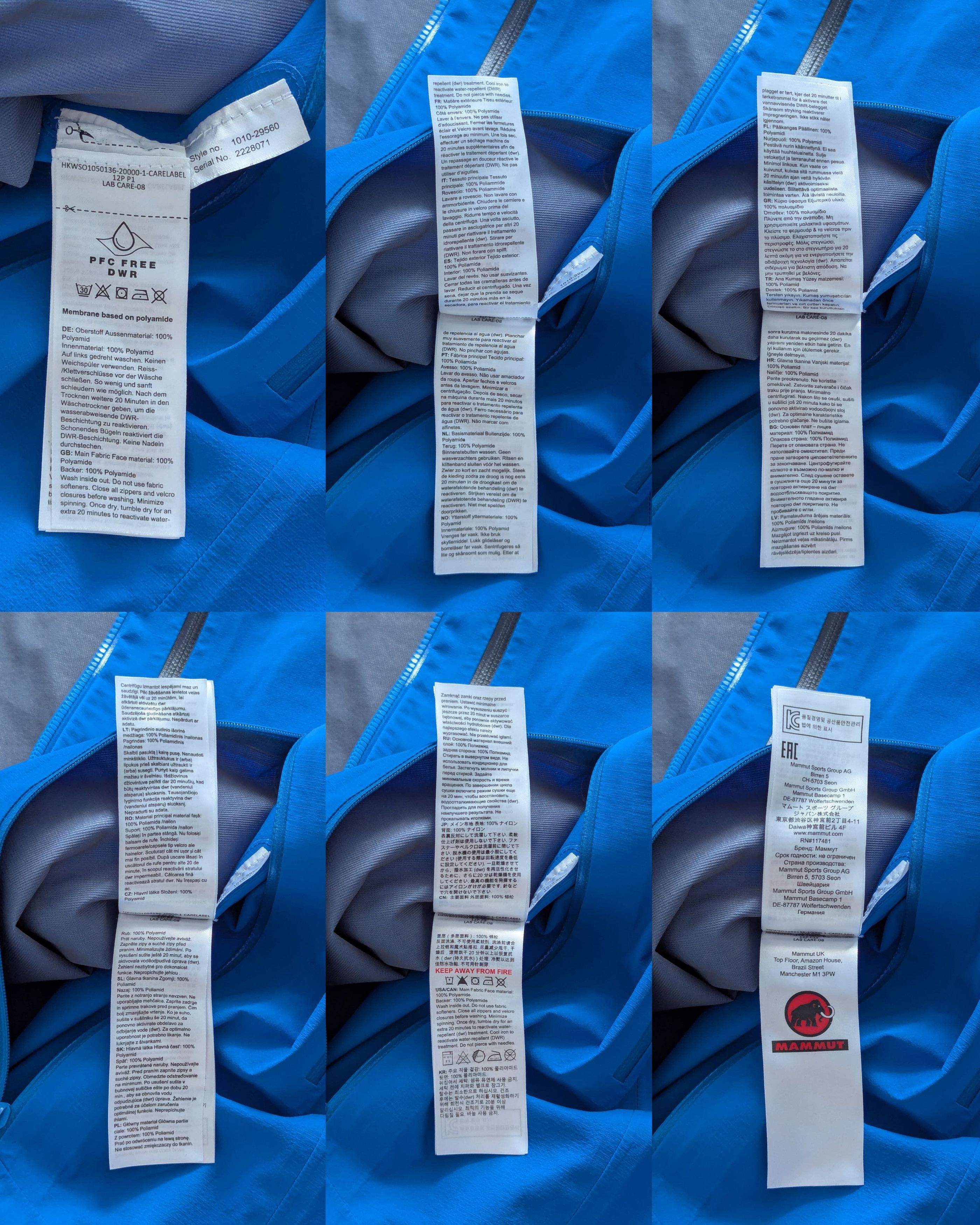 Mammut MAMMUT Alto Guide HS Pfc Free Dwr Hooded Jacket XL Outdoor Size US XL / EU 56 / 4 - 17 Thumbnail