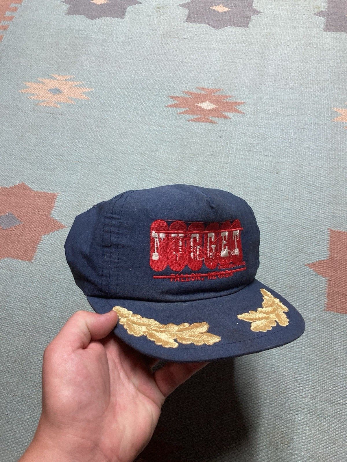 Vintage Vtg SnapBack hat Nugget Fallon Nevada gold leaf distributors Size ONE SIZE - 1 Thumbnail