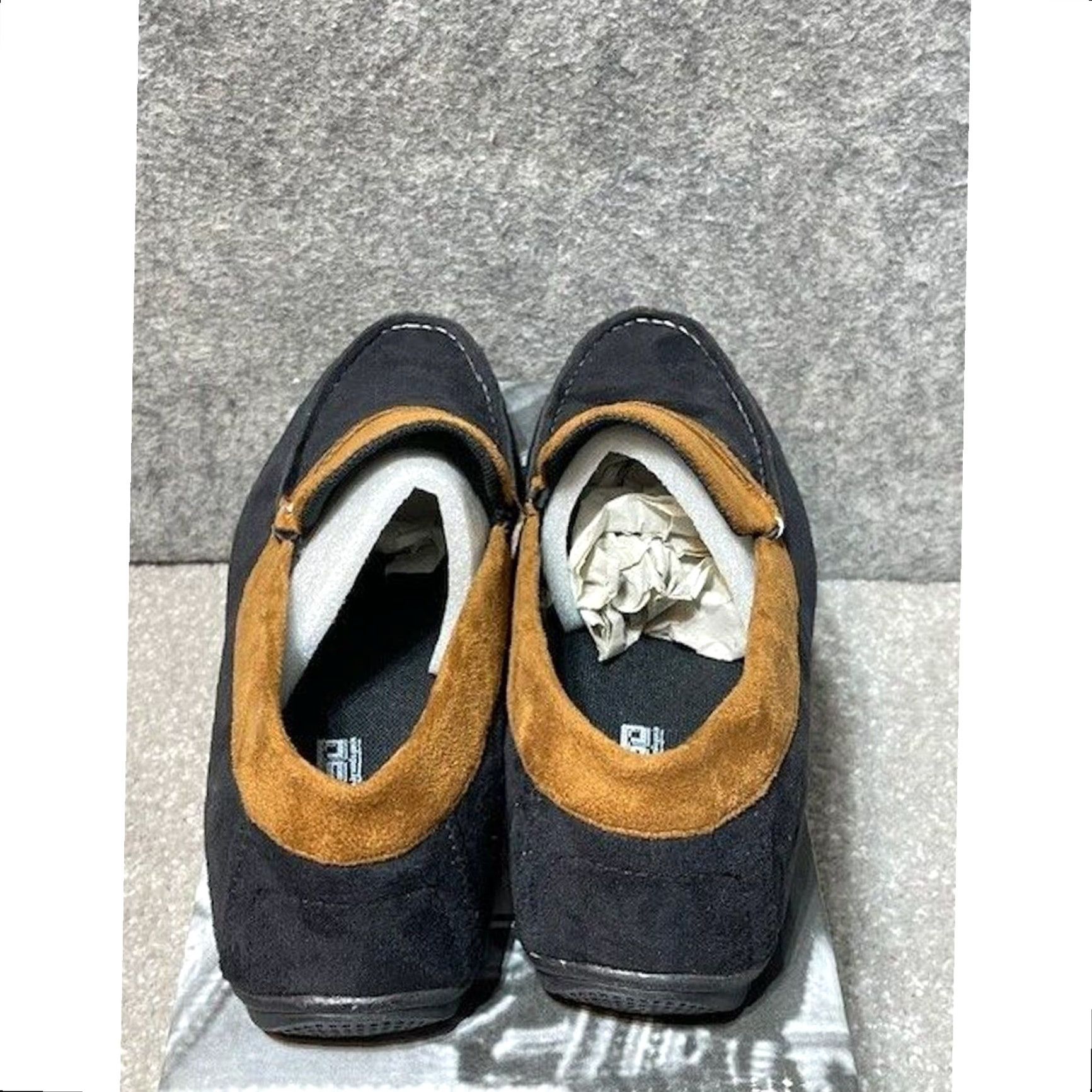 Vintage Fiesso Loafers Slip On Driving Moccassin Suede Comfort 7 Men Casual Workwear Black Uk 6.5 Us 7 EU 40 Loafer Closed Toe Slip On Size US 7 / EU 40 - 4 Thumbnail