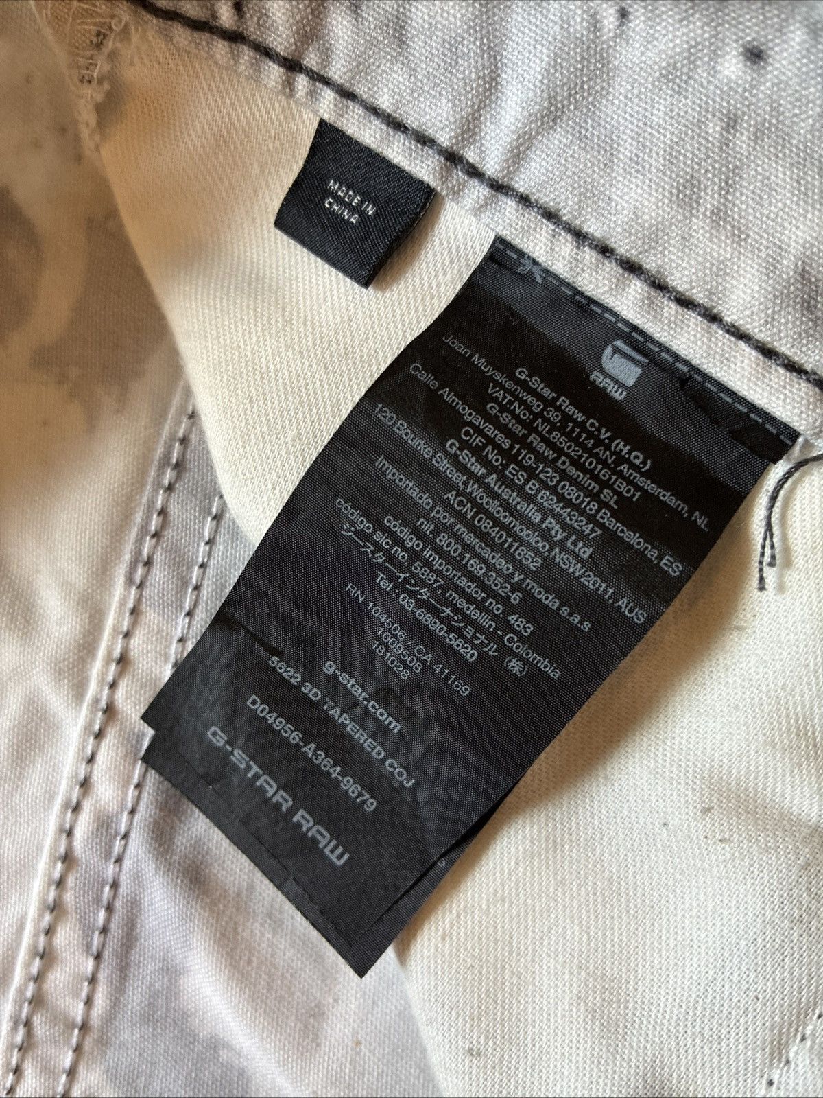 G-Star × Pharrell G-Star RAW Elwood X25 “Moon Print” W31 – Pharrell Williams Size US 31 - 3 Thumbnail