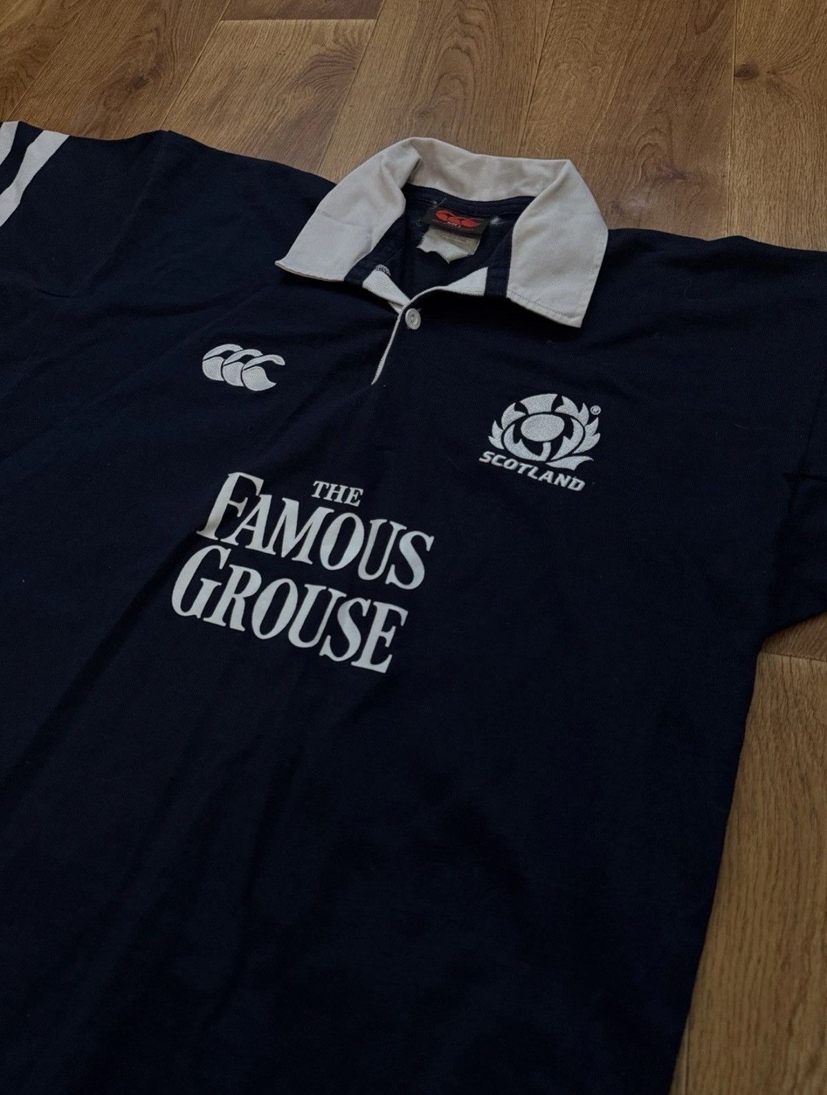 Canterbury of New Zealand Vintage Scotland Canterbury Of New Zeland Rugby Union Jersey Size US L / EU 52-54 / 3 - 3 Thumbnail