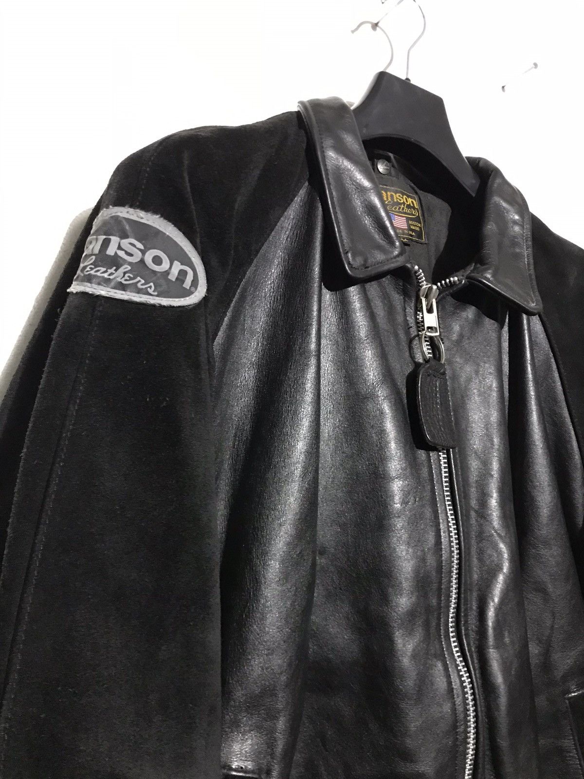 Vanson Leathers VANSON STADIUM JACKET 54 Size US L / EU 52-54 / 3 - 4 Thumbnail