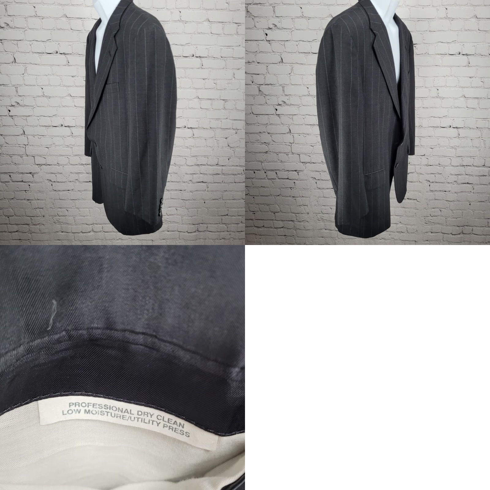Ralph Lauren VINTAGE Ralph Lauren Blazer Polo University Club Gray Wool 100% Virgin Wool Notch Lapel Single-Breasted Two-Button Classic fit Men 40 Regular Size Size US L / EU 52-54 / 3 - 10 Thumbnail