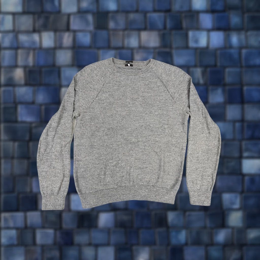 J.Crew J.CREW Sweater Mens Medium Gray Slim Fit Knit Crewneck Pullover Long Sleeve Size US M / EU 48-50 / 2 - 1 Thumbnail
