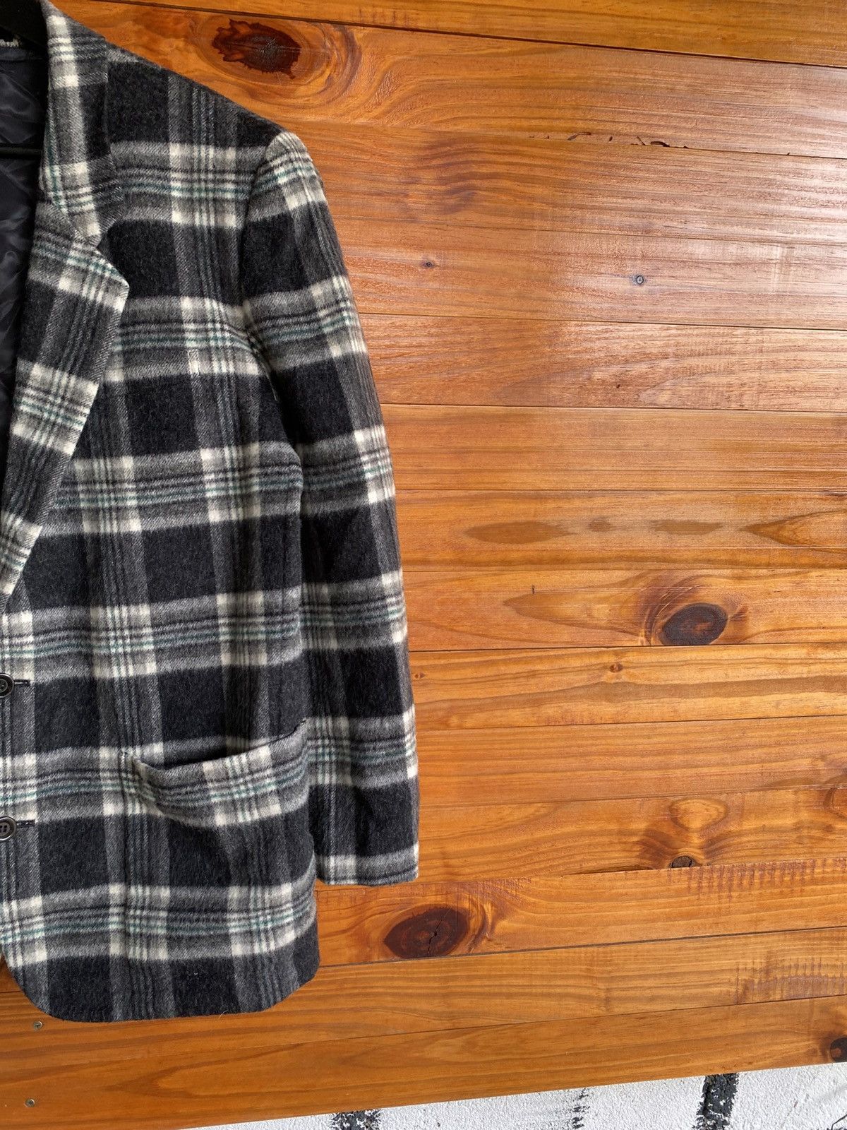 Melrose Vintage Melrose Co. Ltd Plaid Wool Blazer Jacket – Classic Size US M / EU 48-50 / 2 - 7 Thumbnail