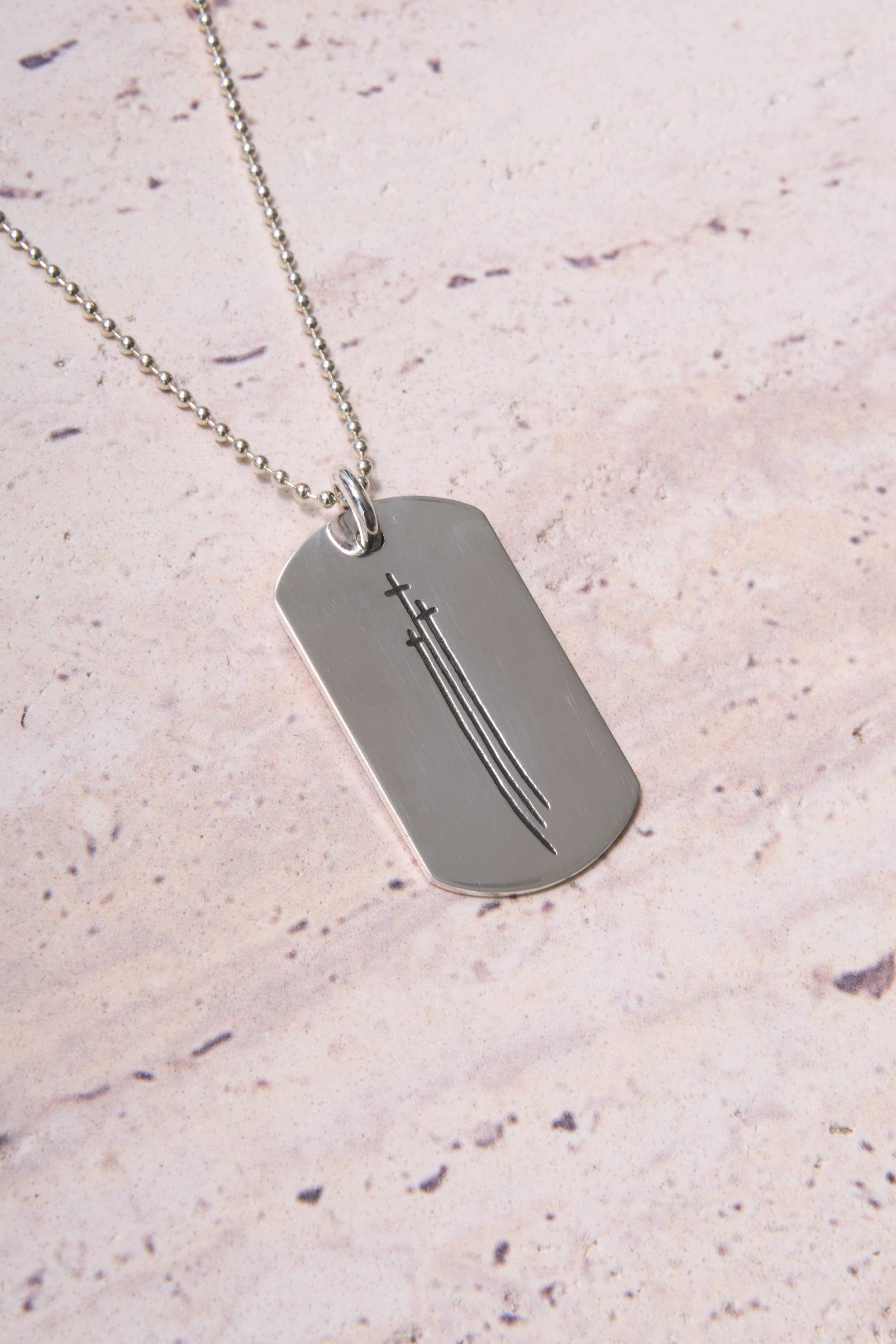 Chrome Hearts Chrome Hearts RS 3 Cross Dog Tag silver Size ONE SIZE - 3 Thumbnail