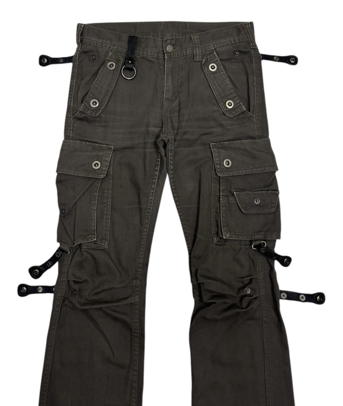 パンツ tornado mart coated flare cargo pants Tornado Mart / Coating Flare Cargo Pants 00s TORNADO MART Coating