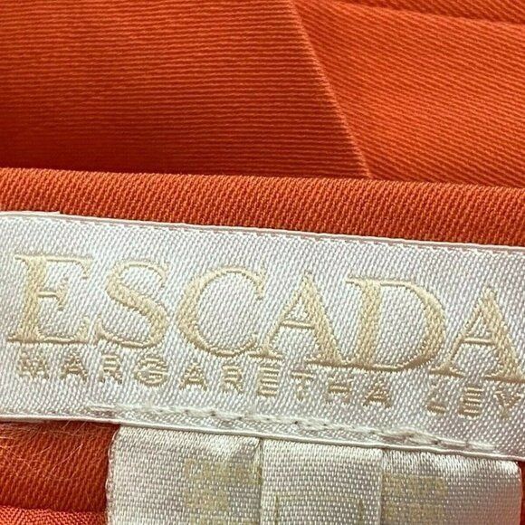 Escada Escada Margaretha Ley Skirt 36 6 Virgin Wool Layered Tier Pe Size 28" / US 6 / IT 42 - 2 Thumbnail