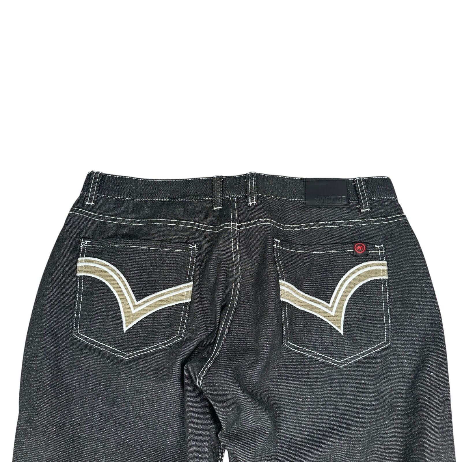 Mecca Vintage Mecca Skater Baggy Jeans Men’s 40 Black Y2K Hip Hop Size US 40 / EU 56 - 4 Thumbnail