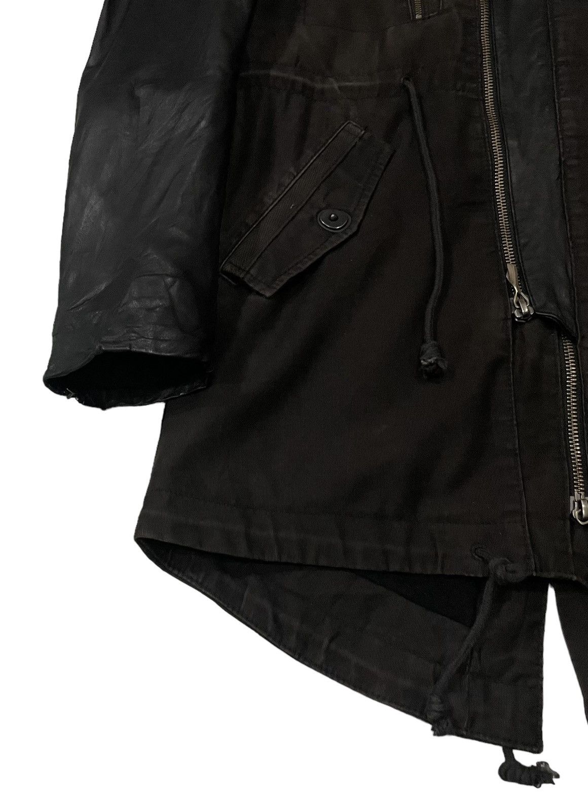 14th Addiction 14th Addiction Seditionaries Sheepskin Leather Parka Jacket Size US S / EU 44-46 / 1 - 4 Thumbnail