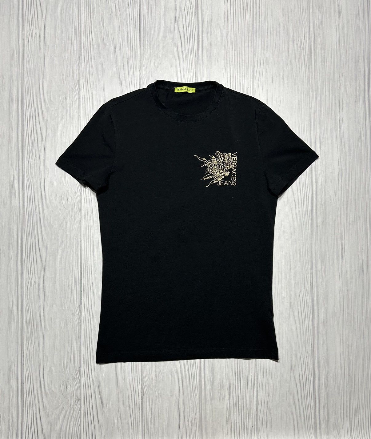 Versace Jeans Couture Versace Jeans Gold Logo Tiger T-Shirt Size M Size US M / EU 48-50 / 2 - 1 Thumbnail