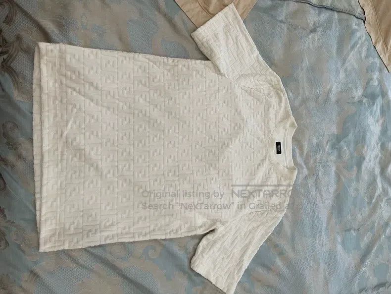 Fendi Fendi Classic Towel Style T-shirt with Full Logo Design, 3 Size US L / EU 52-54 / 3 - 3 Thumbnail