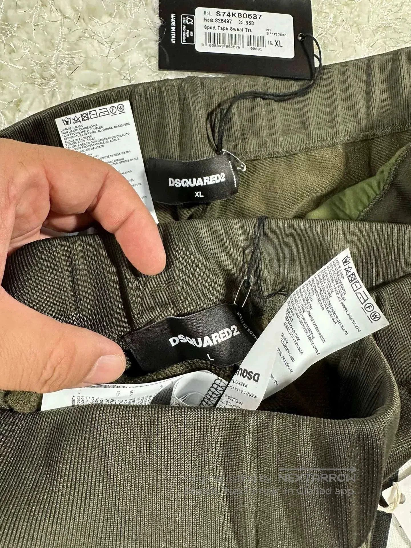 Dsquared2 dsquared2 military green casual sweatpants. Size US 44 / EU 60 - 6 Thumbnail