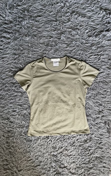 Vintage Christian Dior Boutique 90s vintage minimalist olive t