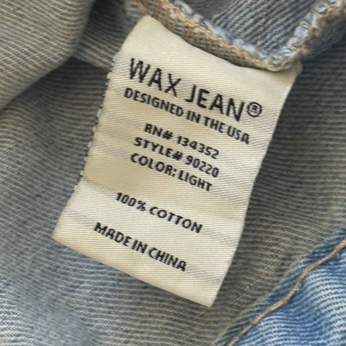 Other Wax Jean Blue Distressed Denim Jacket – Size L – 100% Cotton Size L / US 10 / IT 46 - 7 Thumbnail