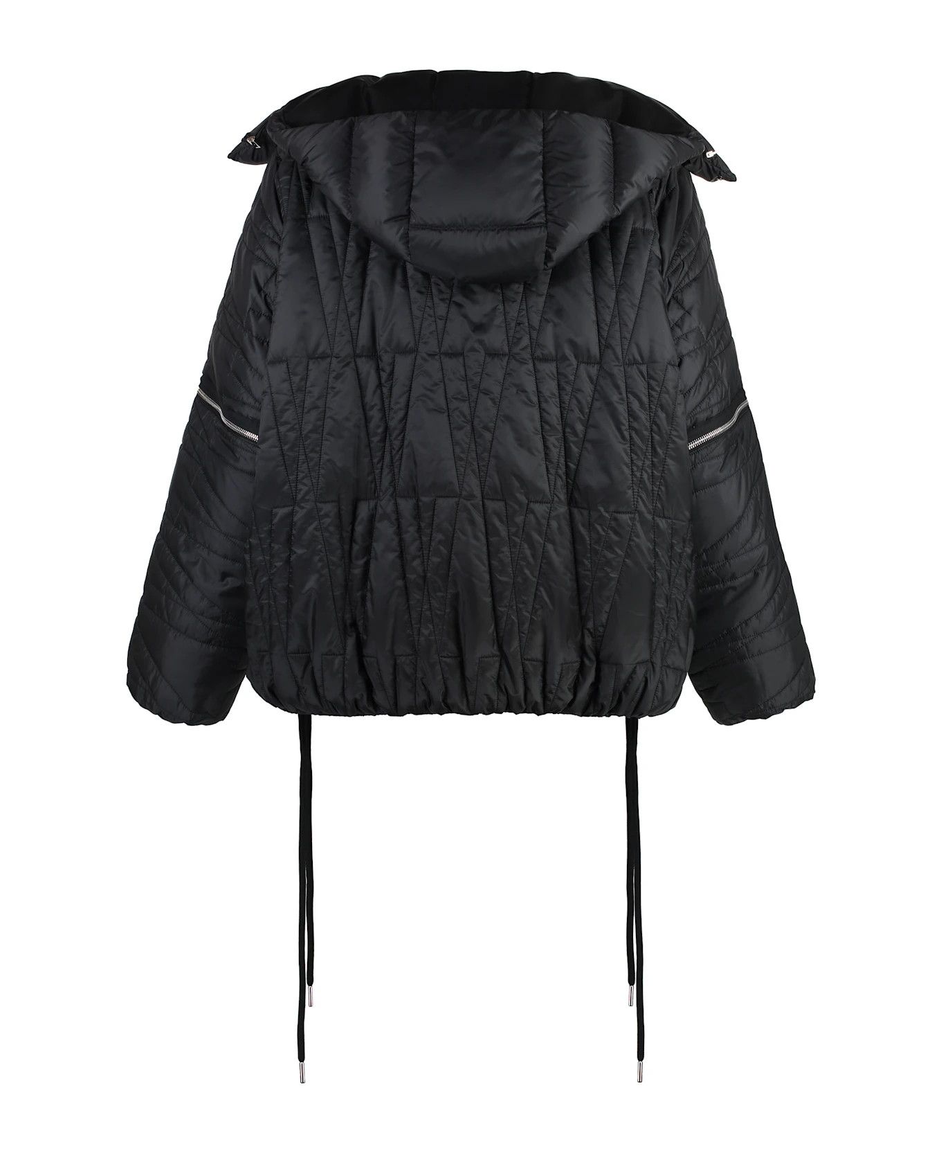 Moncler o1y1125 Hooded Shell Jacket in Black Size S / US 4 / IT 40 - 2 Thumbnail
