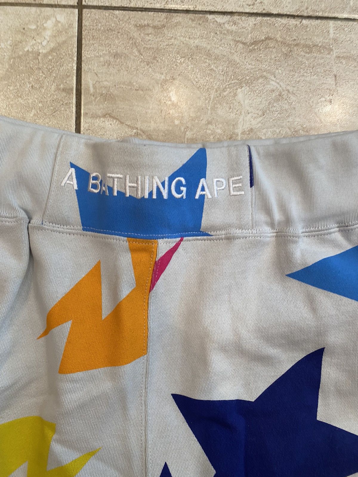 Bape Sta Pattern Wide Fit Sweat Shorts Size US 32 / EU 48 - 4 Thumbnail