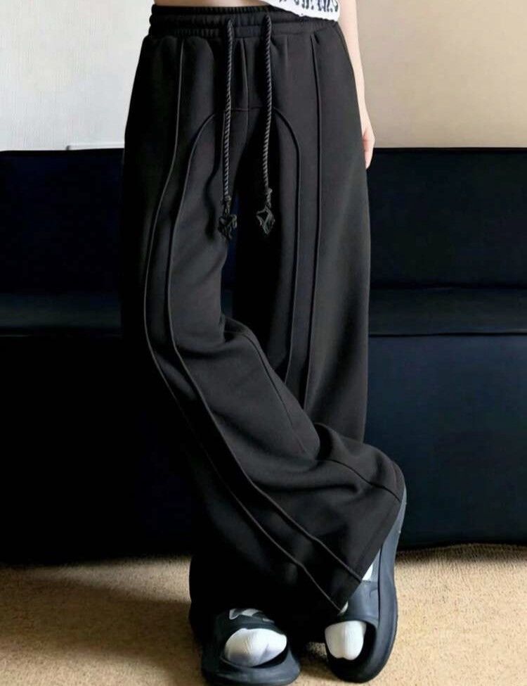 Japanese Brand Elastic Baggy Sweatpant Size US 29 - 2 Thumbnail