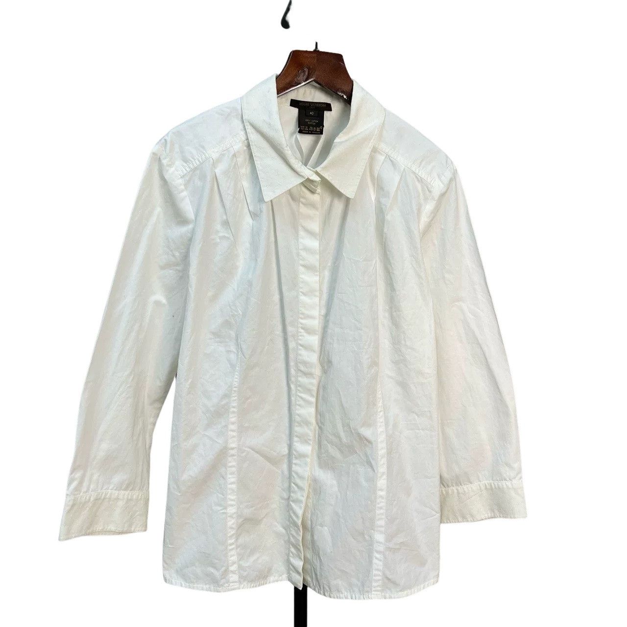 Louis Vuitton Louis Vuitton Monogram Cotton Button Up Shirt Size 40 Size M / US 6-8 / IT 42-44 - 1 Thumbnail