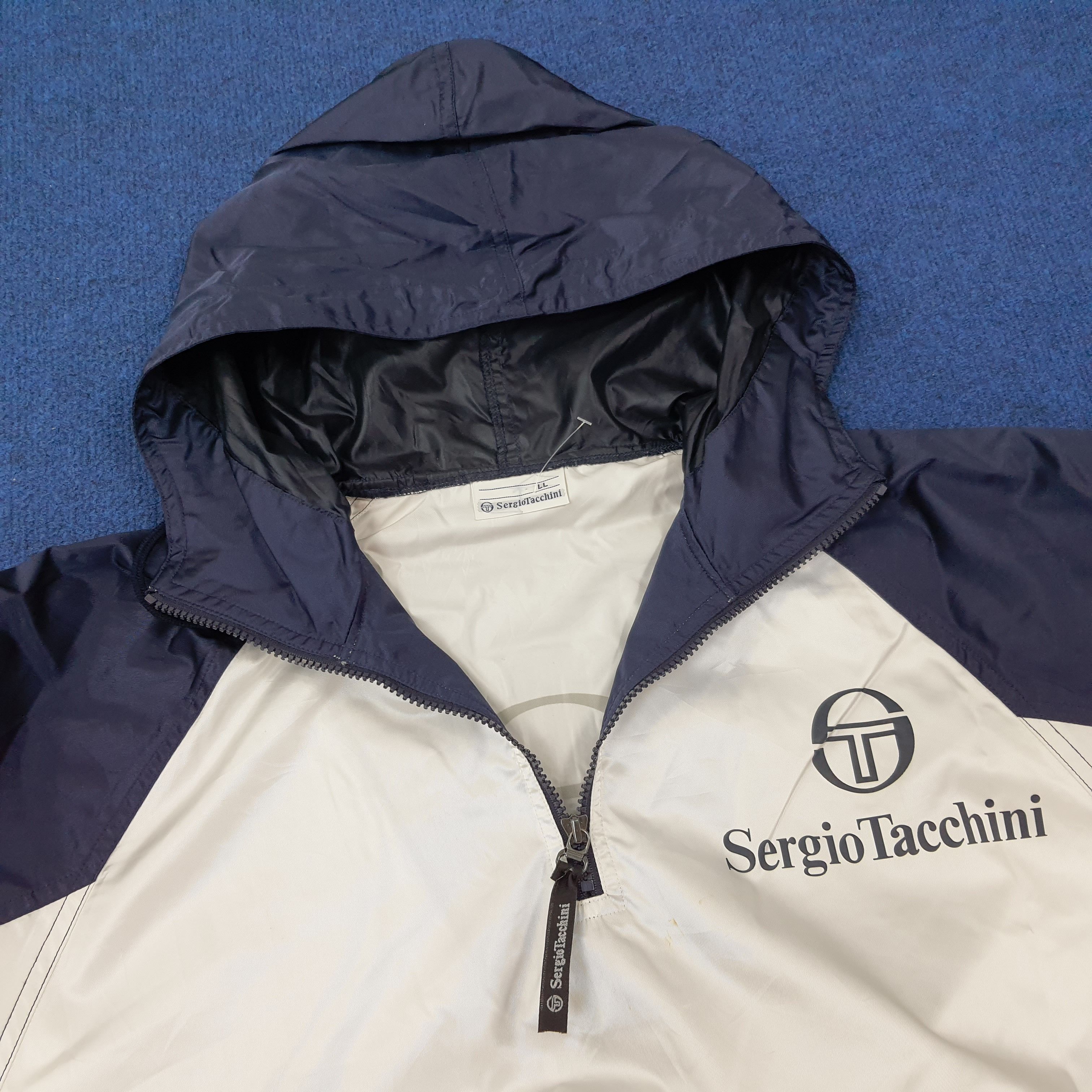 Sergio Tacchini Vintage Sergio Tacchini Half Zipper Jacket C238N10 Size US XL / EU 56 / 4 - 4 Thumbnail